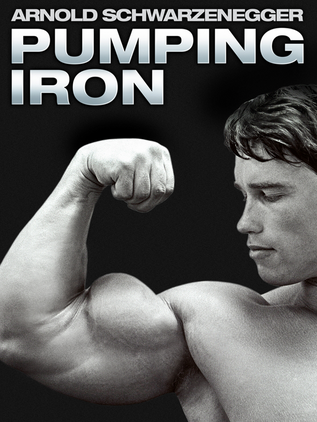 Cover Photo of 1977 film Pumping Iron